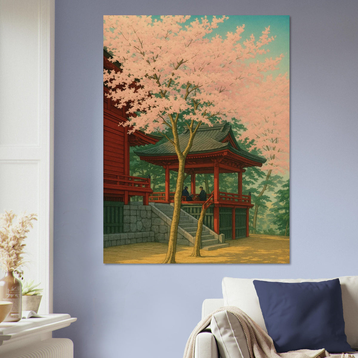 Kyoto Cherry Blossom Temple