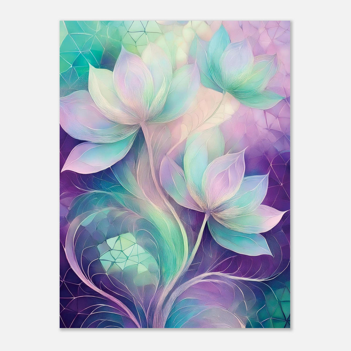 Pastel Lotus Flowers