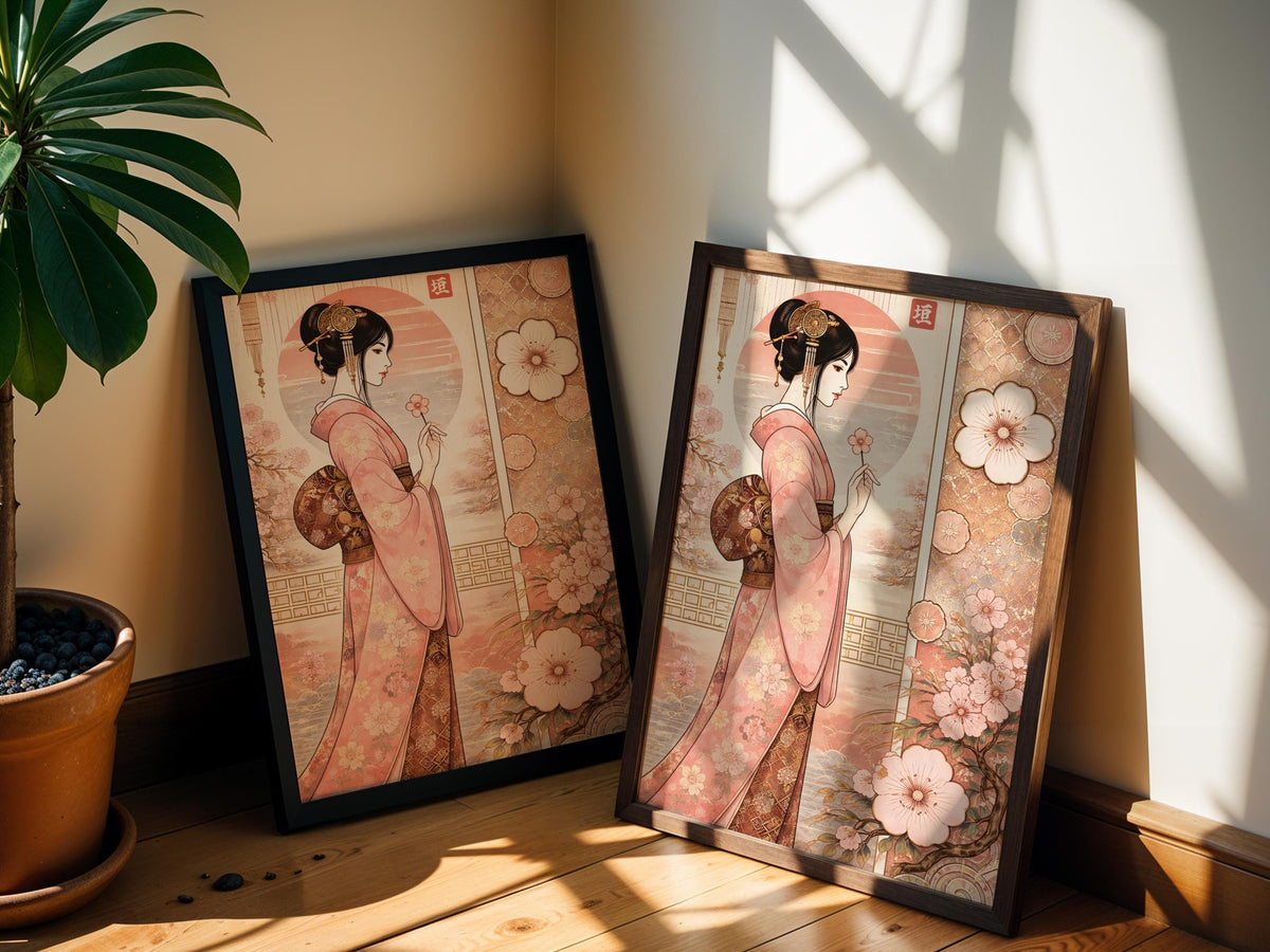 Pastel Sakura Woman