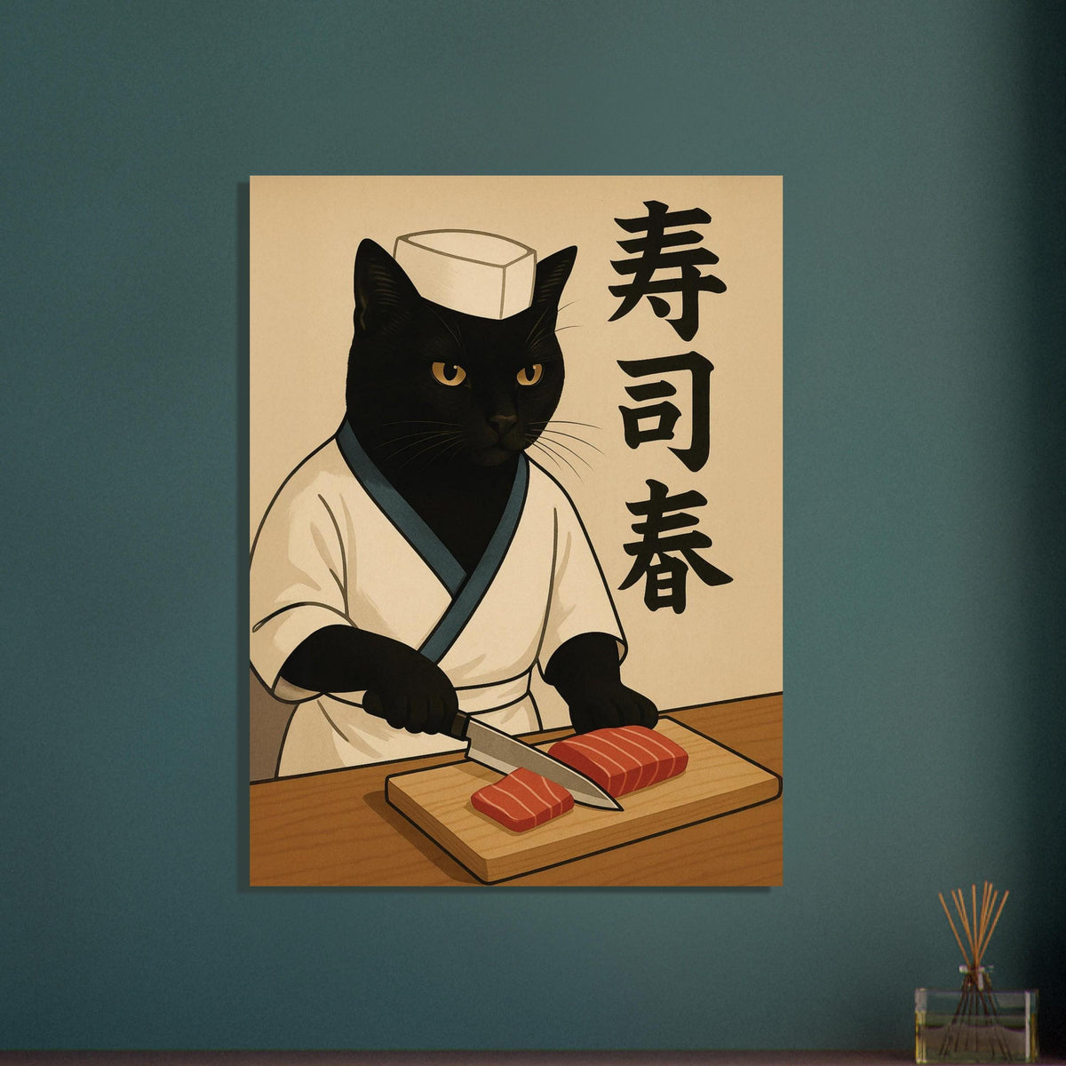 Sushi Chef Cat
