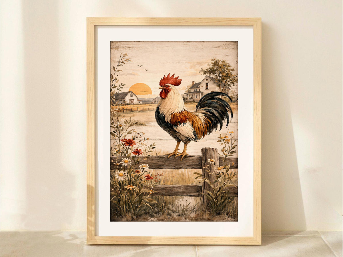 Rustic Farmhouse Rooster