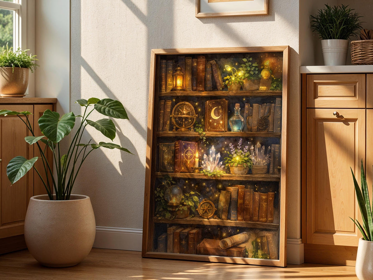 Magical Vintage Bookshelf