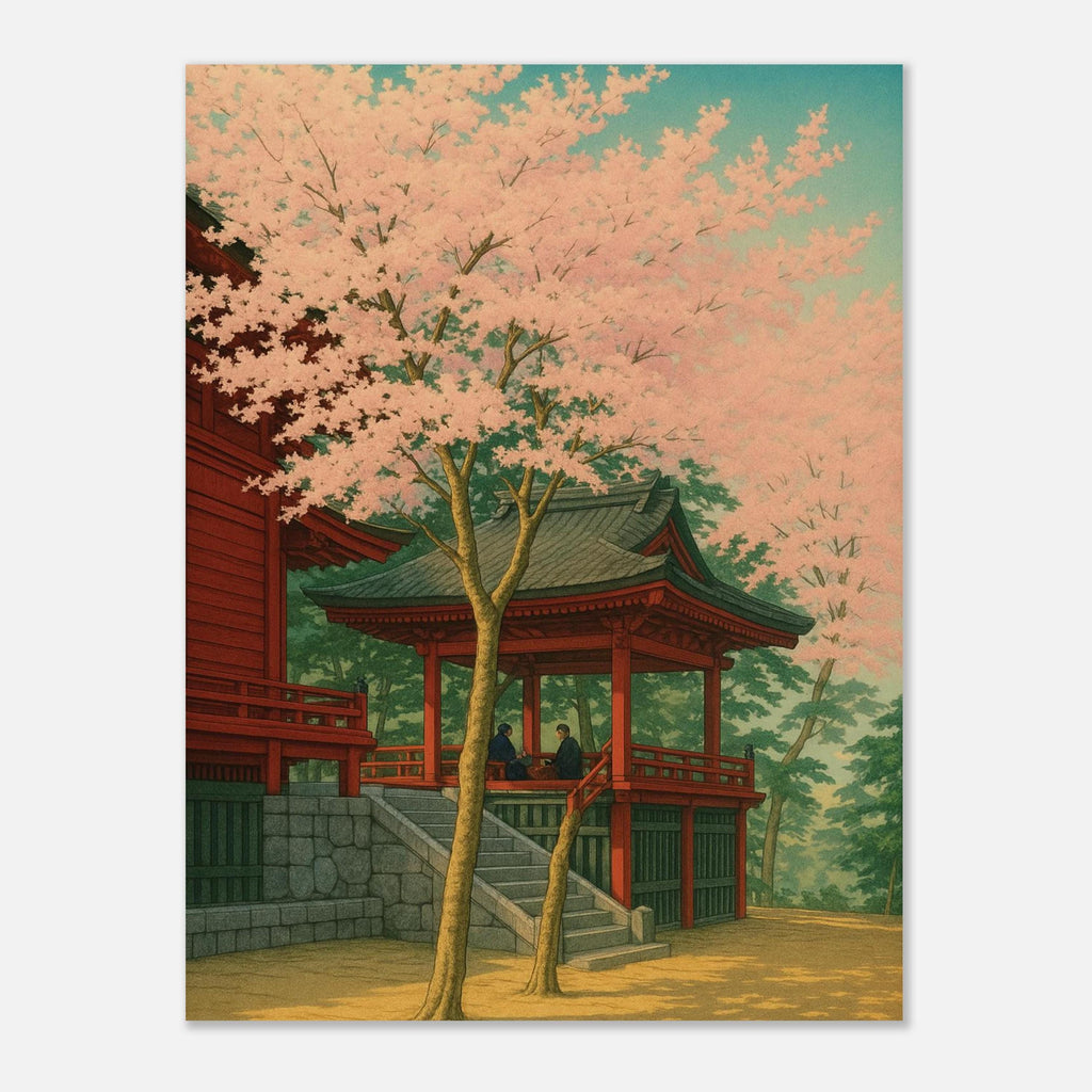 Kyoto Cherry Blossom Temple