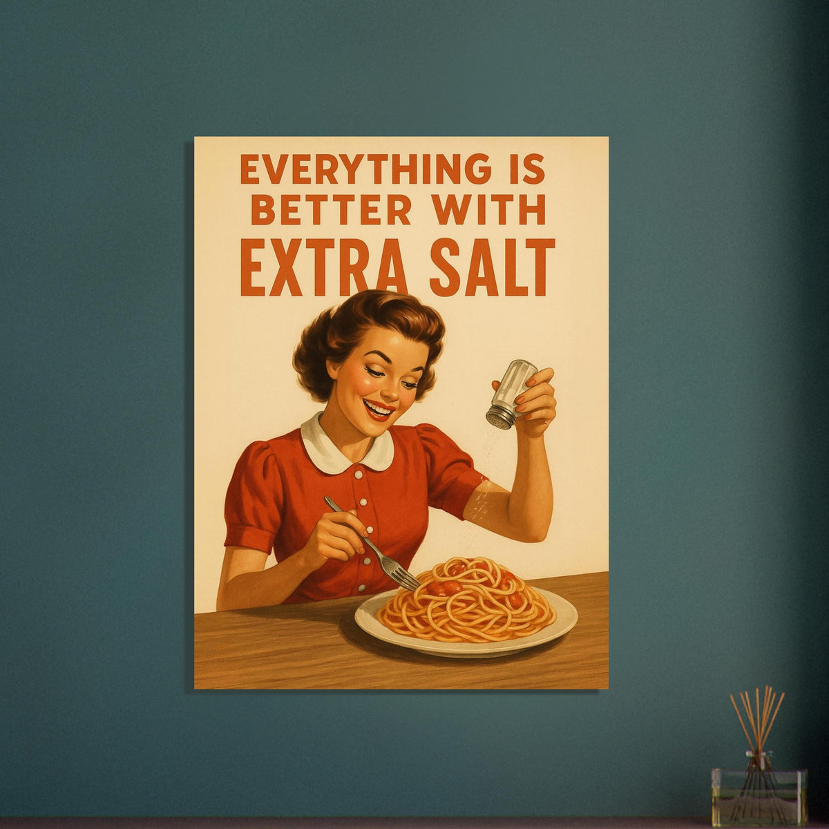 Retro Housewife Cooking