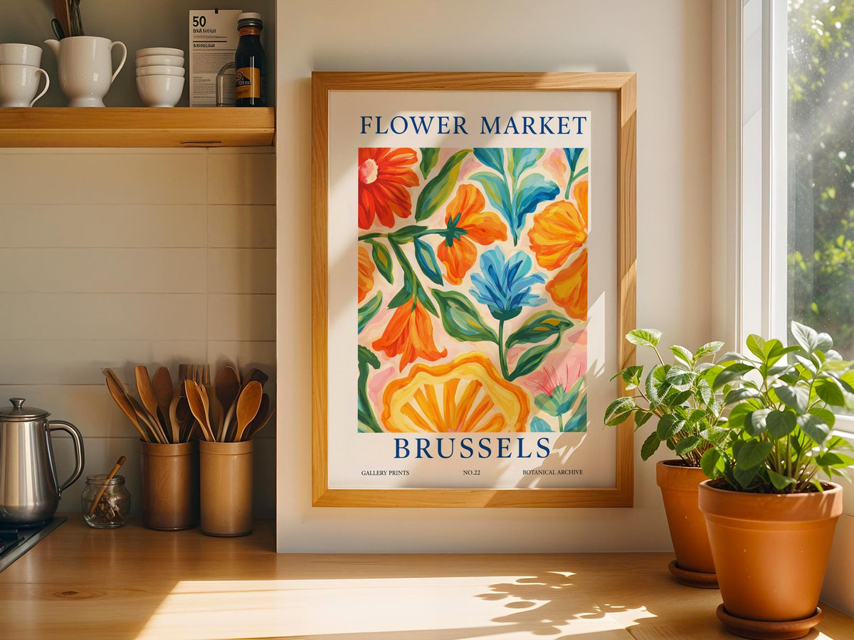 Brussels Flower Market