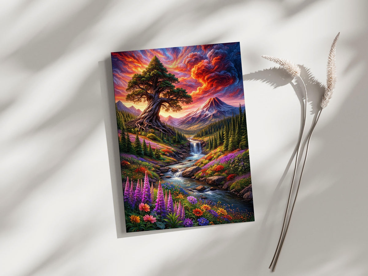 Colorful Mountain River