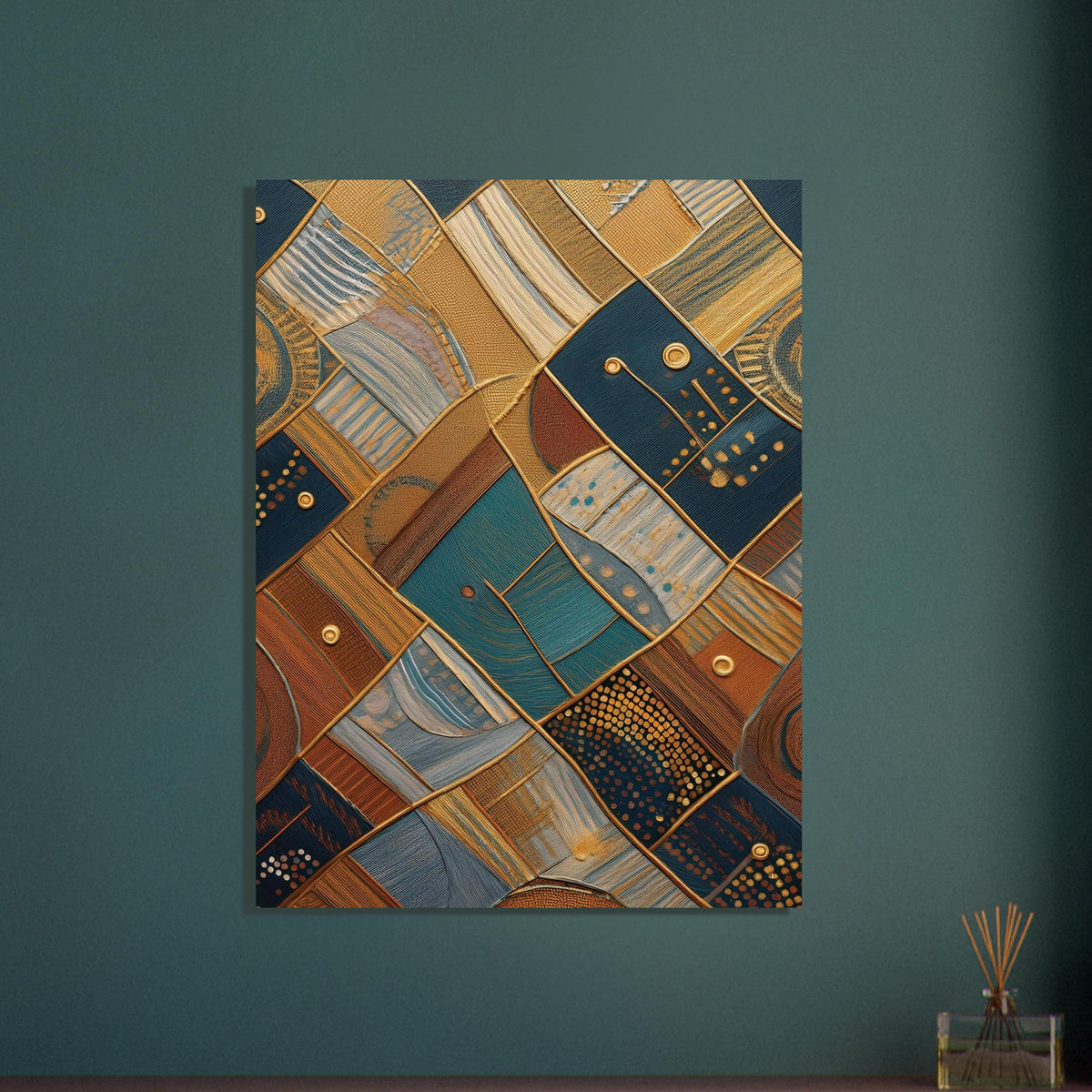 Golden Mosaic Flow