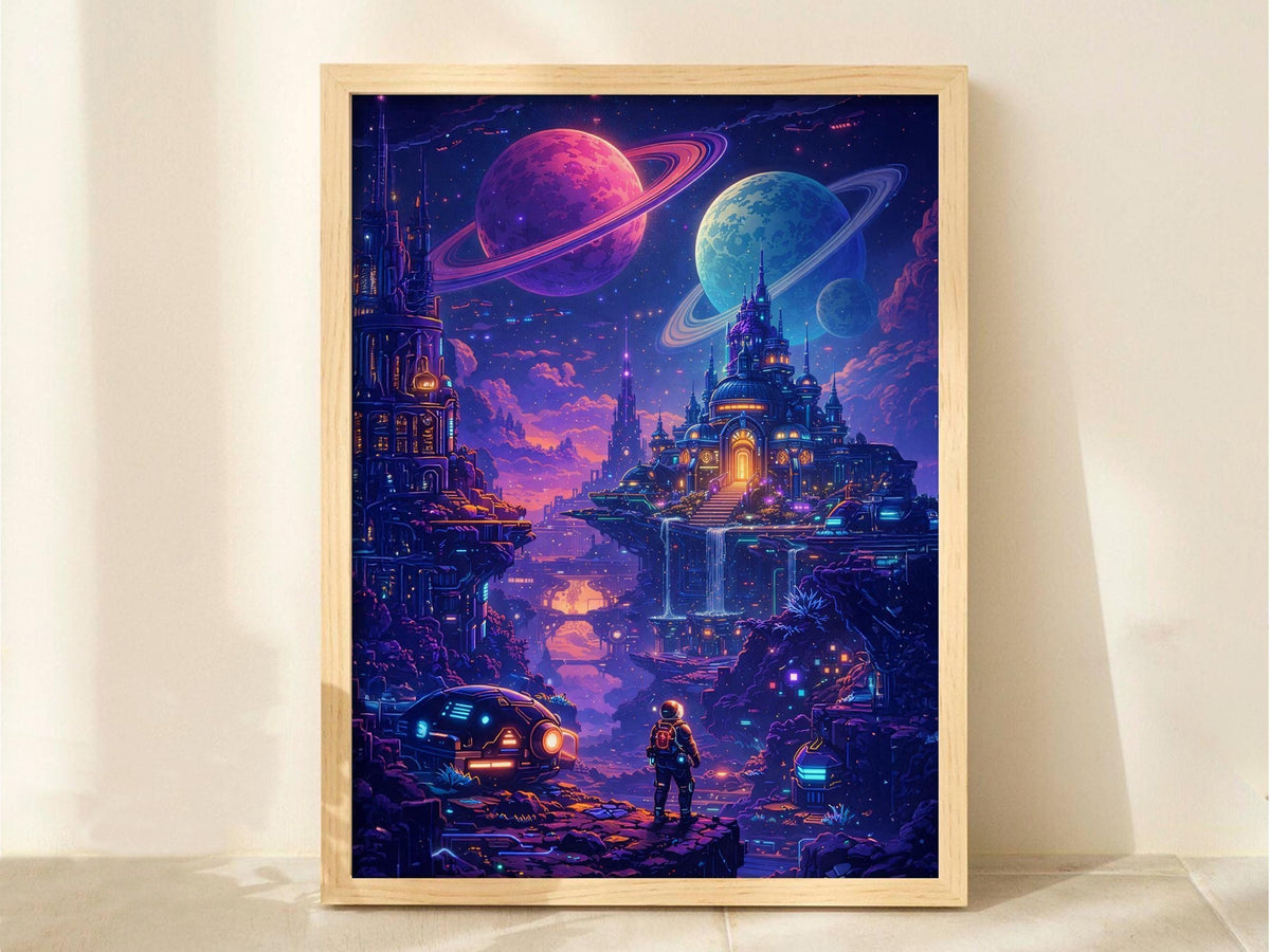 Neon Sci Fi City