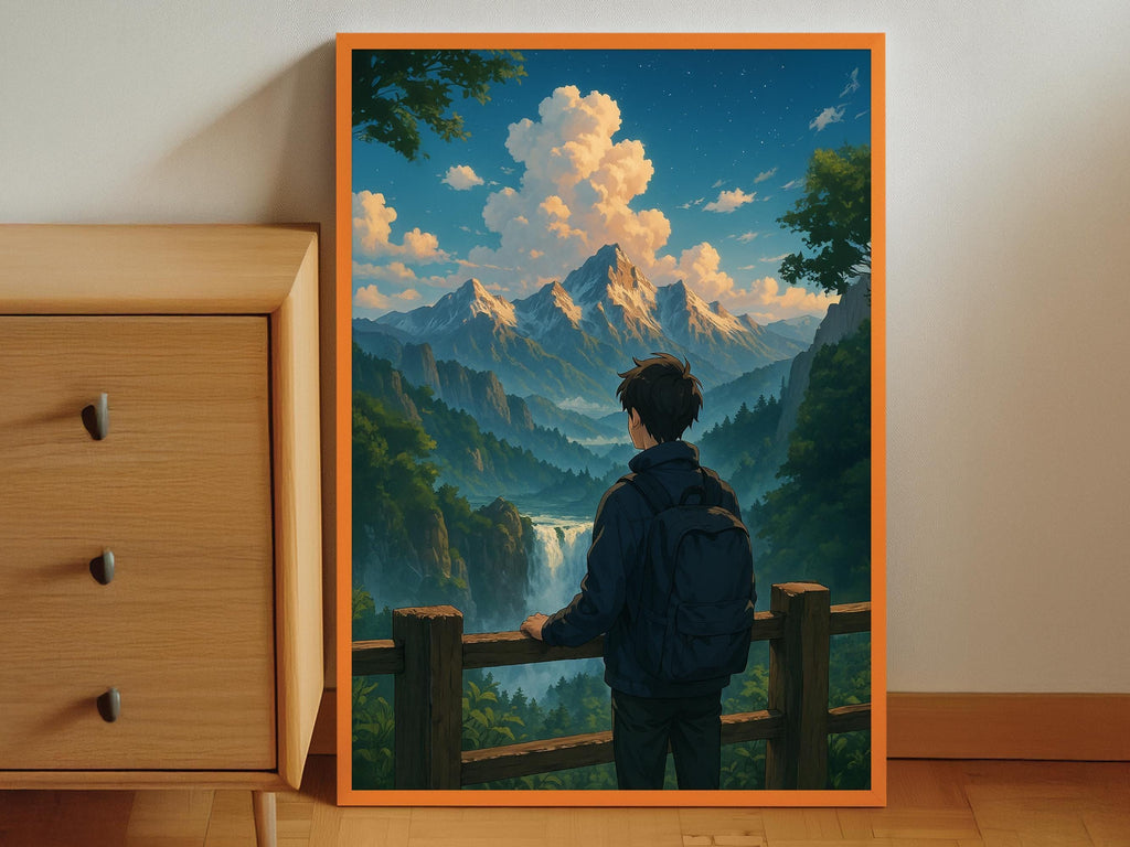 Anime Mountain Adventure Boy