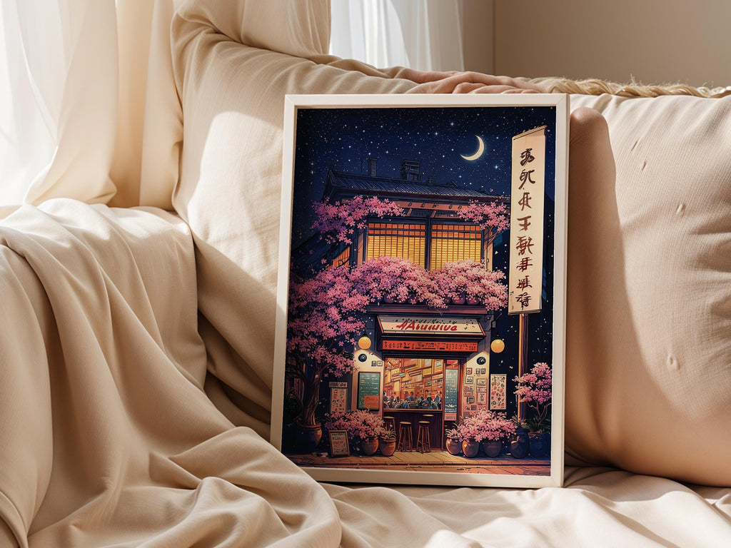 Cozy Sakura Anime Cafe