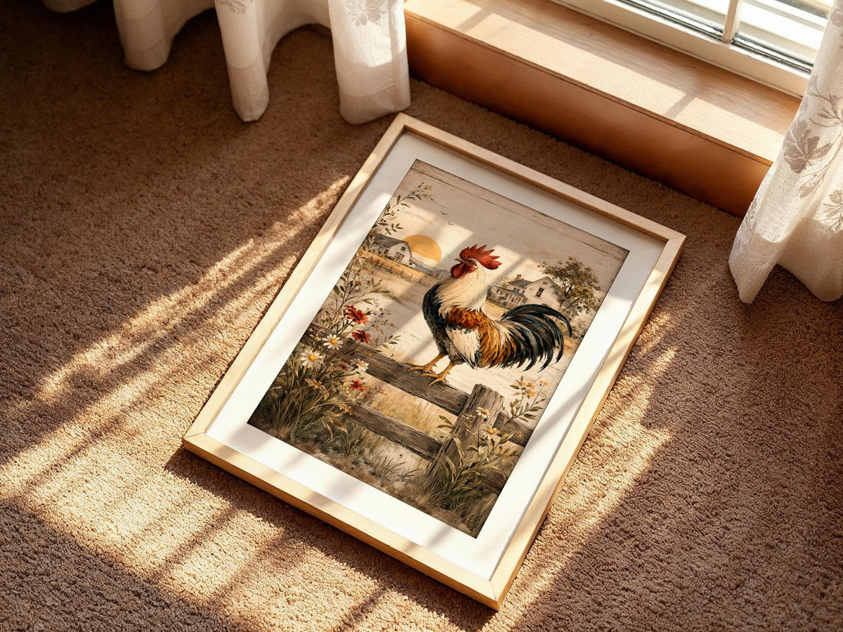 Rustic Farmhouse Rooster