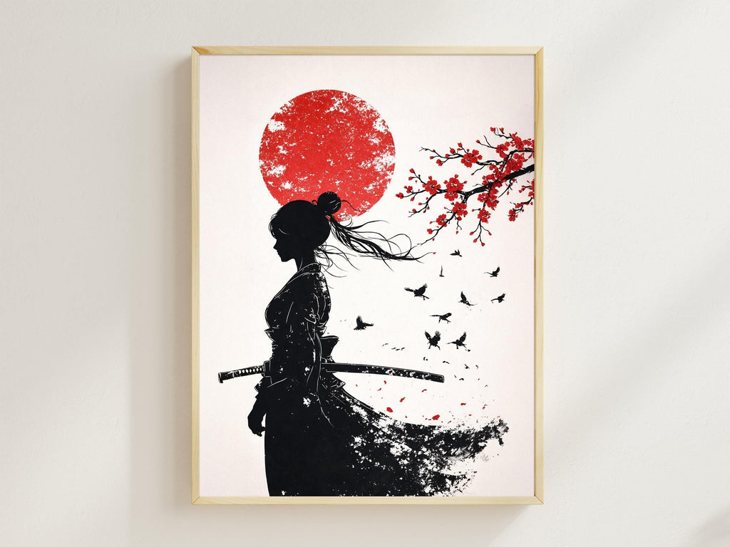 Sakura Samurai Silhouette