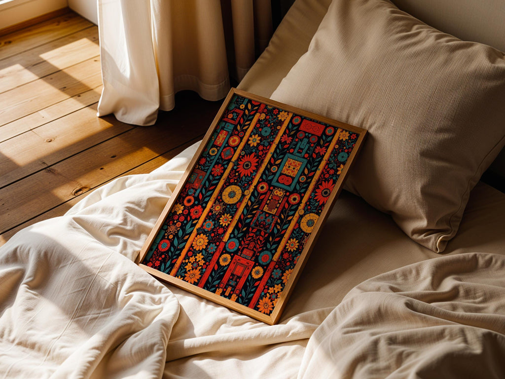 Colorful Boho Floral Pattern