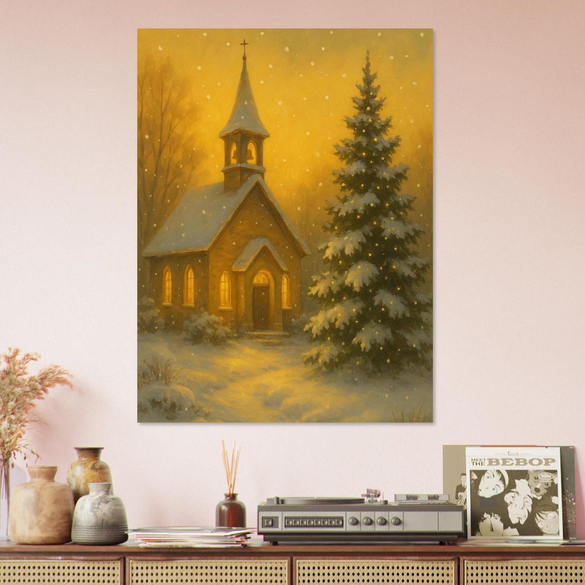 Snowy Golden Church
