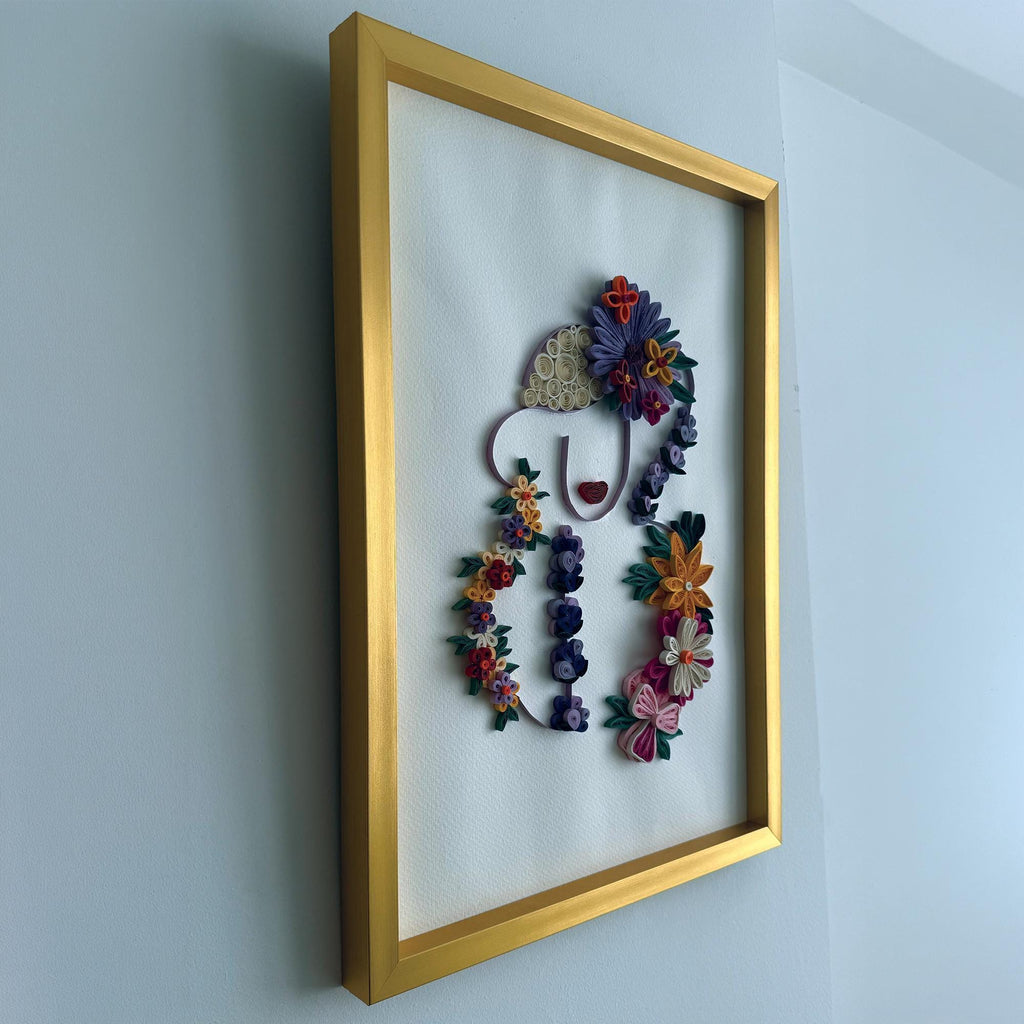 Handmade 3D Floral Quilling