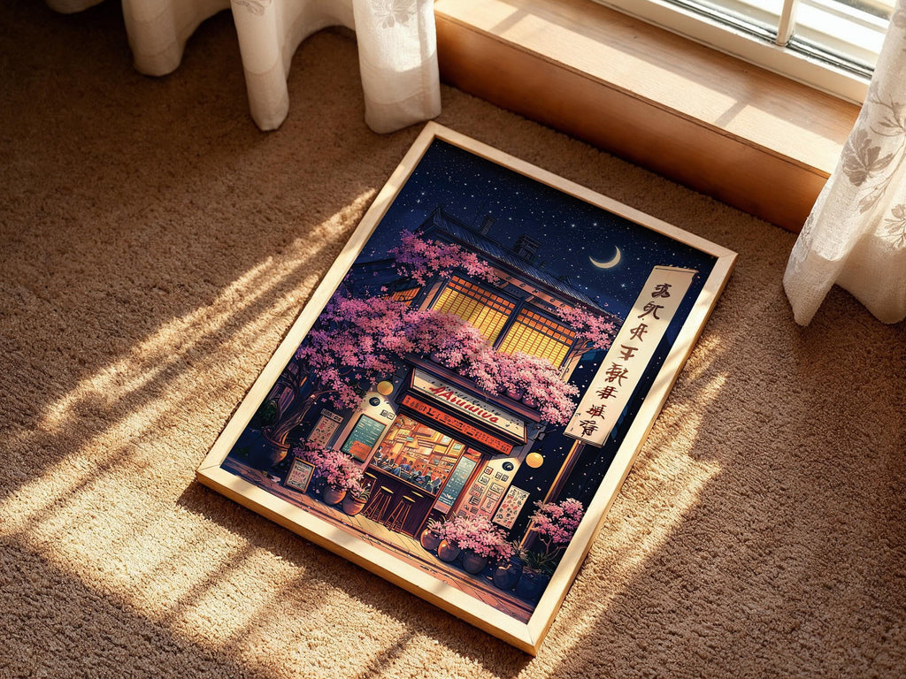 Cozy Sakura Anime Cafe