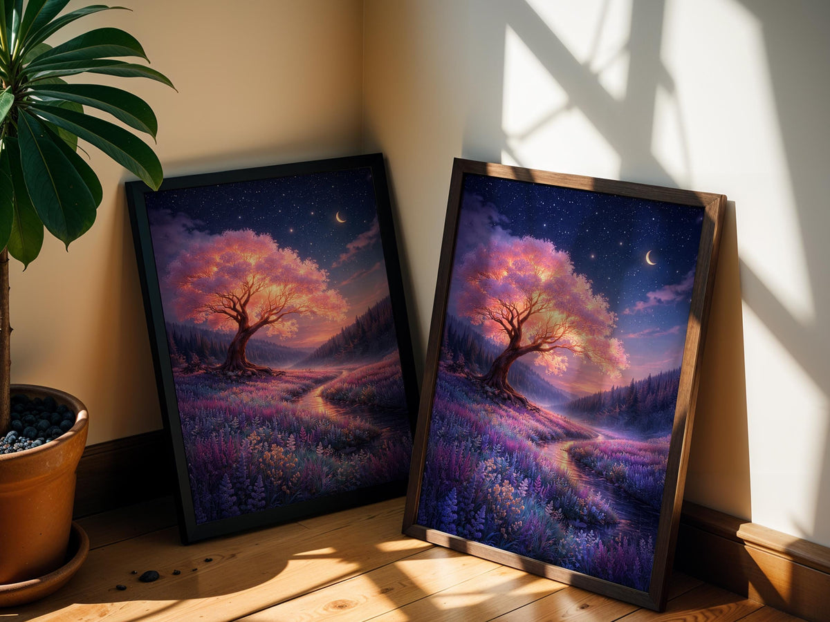 Pink Gold Tree of Life