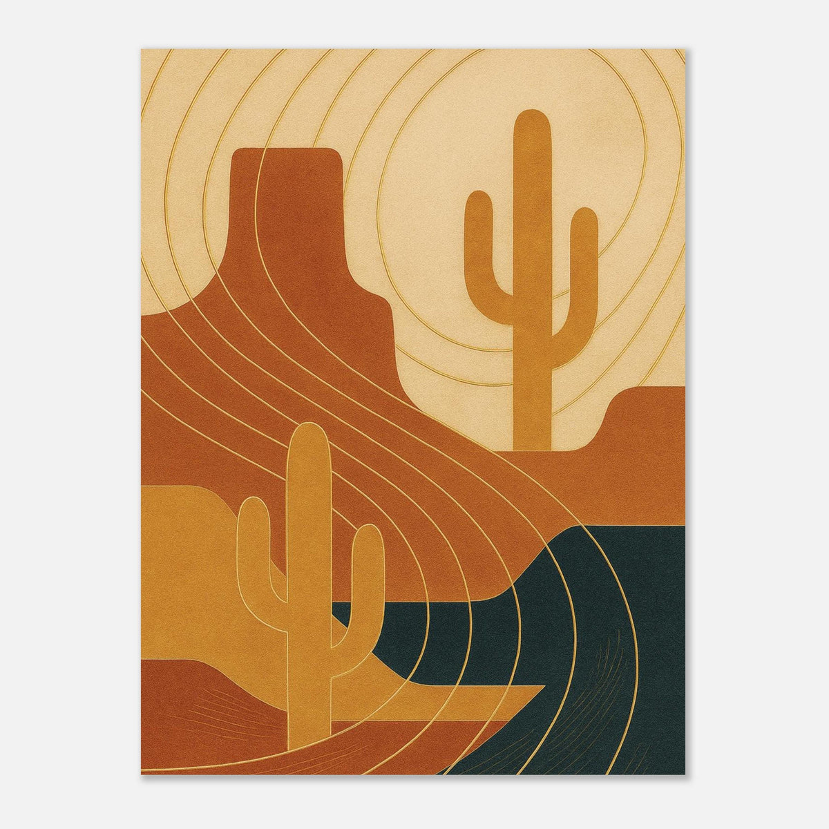 Golden Sky Twin Cacti