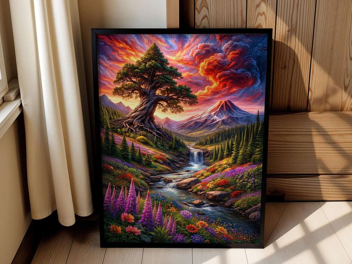 Colorful Mountain River