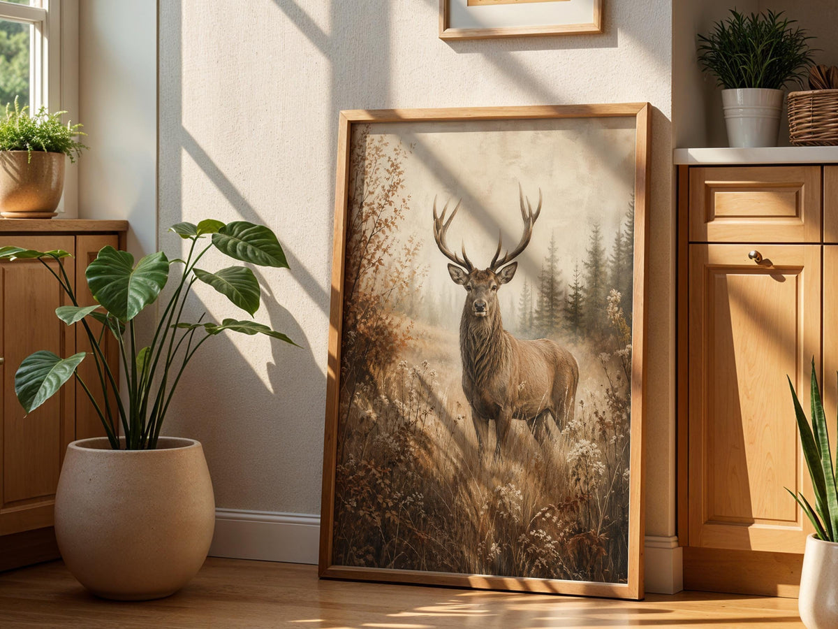 Majestic Meadow Stag