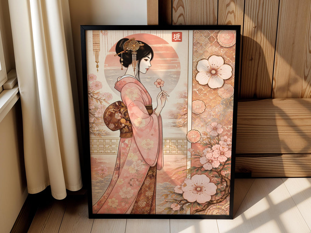 Pastel Sakura Woman