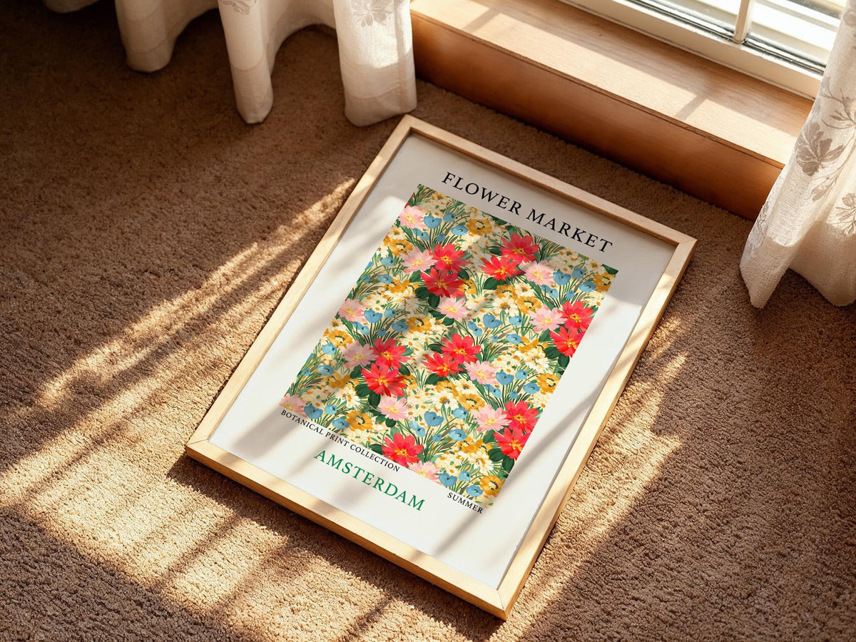 Vintage Amsterdam Flower Market