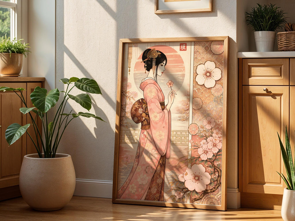 Pastel Sakura Woman
