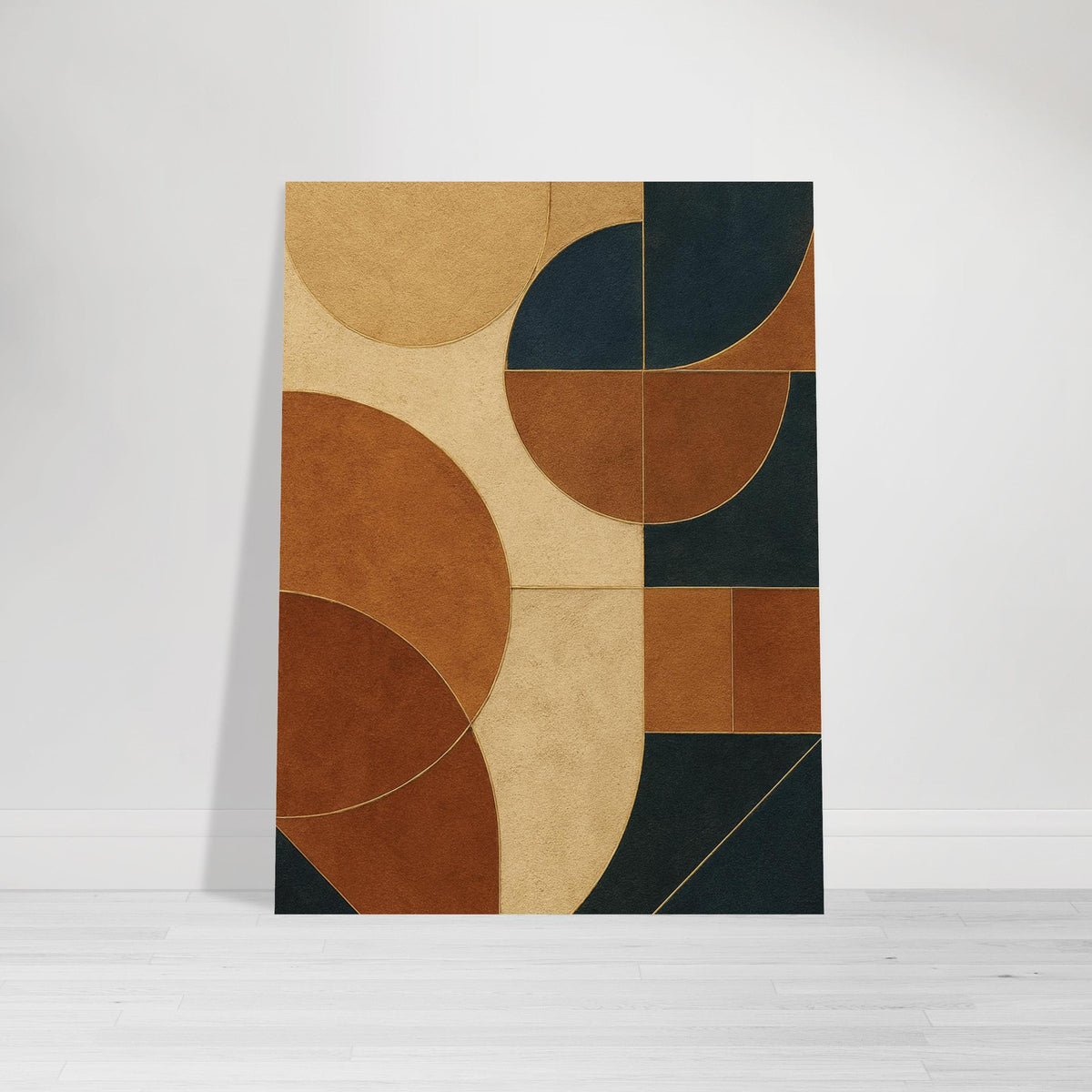 Caramel Navy Geometry