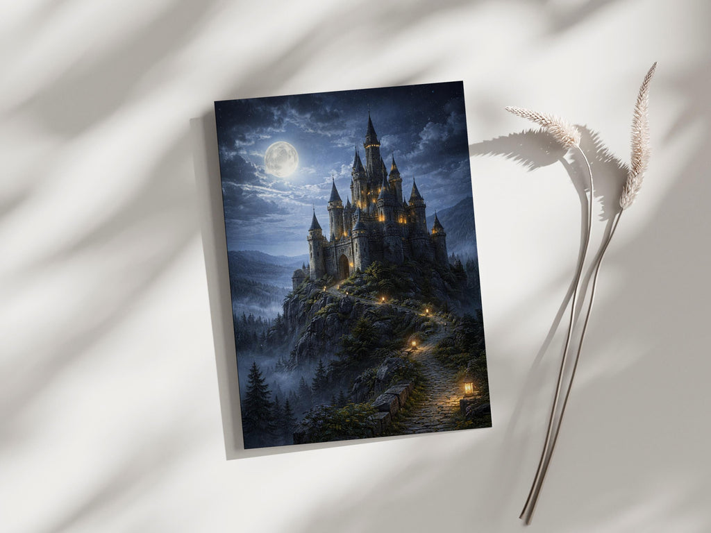 Moonlit Gothic Castle
