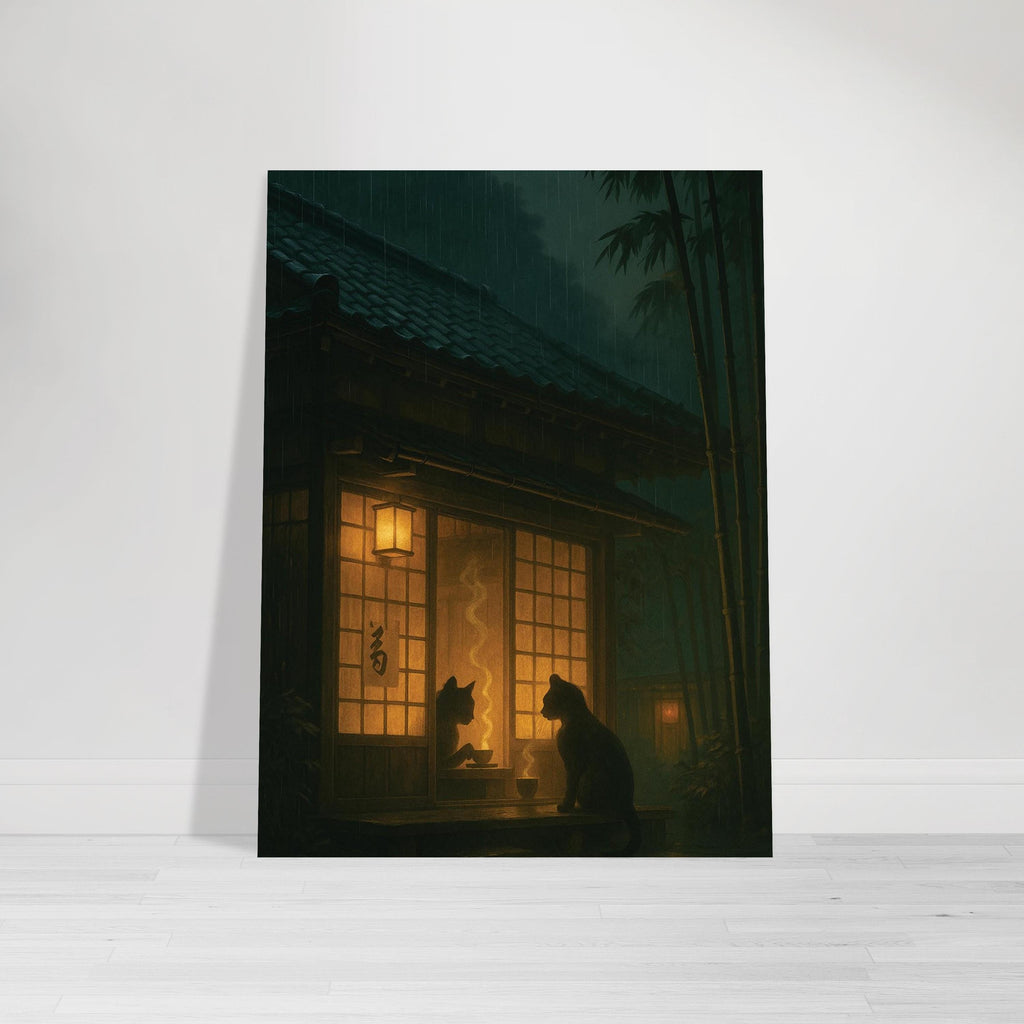 Rainy Japanese Tea House