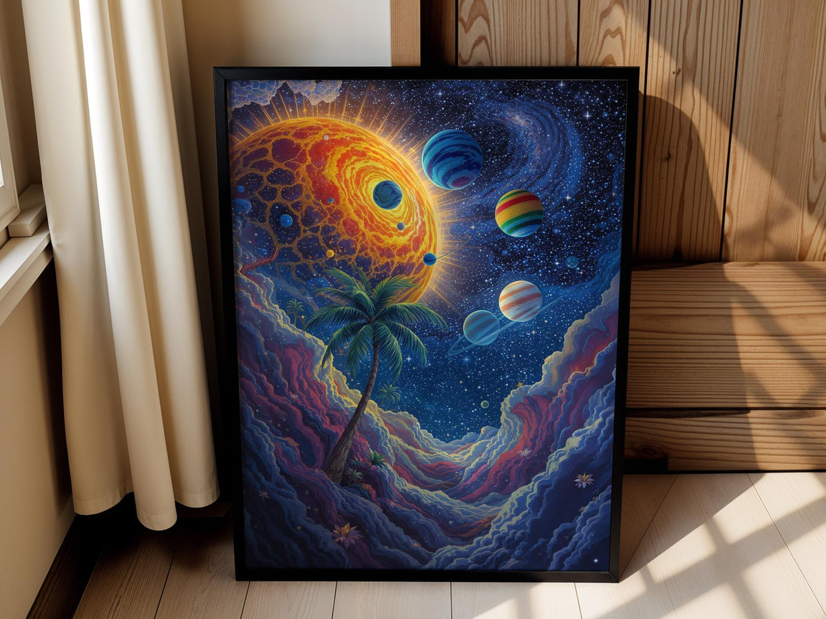 Surreal Cosmic Planets