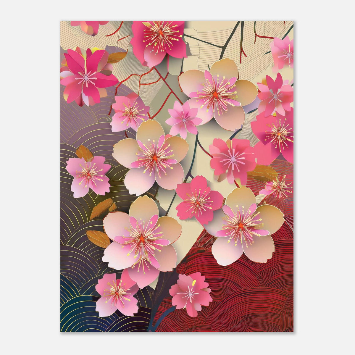 Pink Cherry Blossom Tree