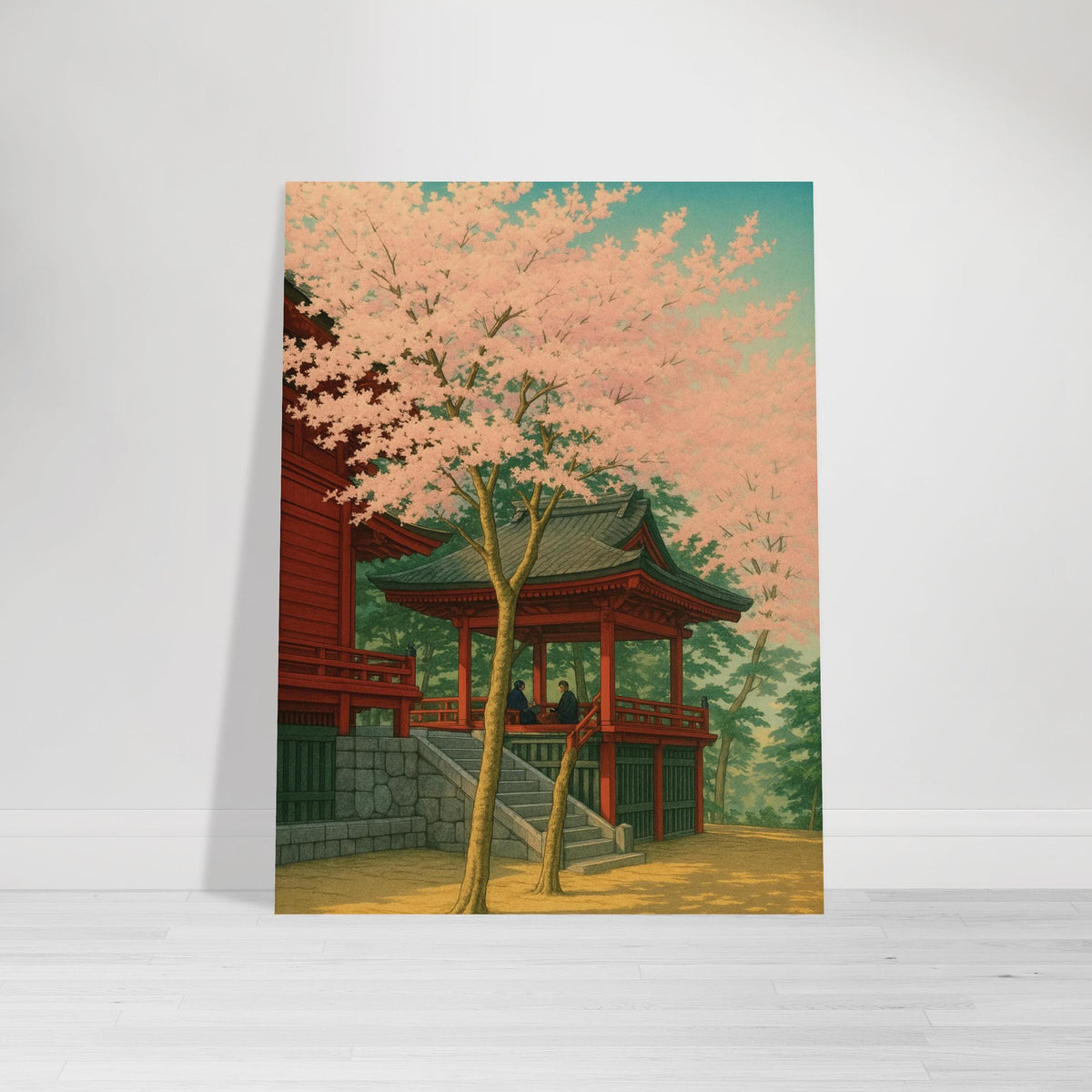Kyoto Cherry Blossom Temple