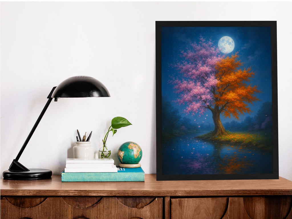 Four Seasons Moon Tree