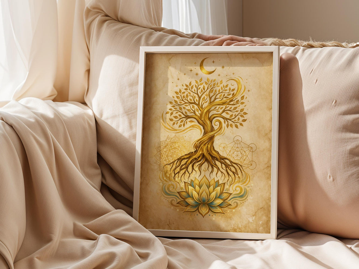 Golden Lotus Tree of Life