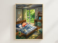 Cozy Illustrated Bedroom