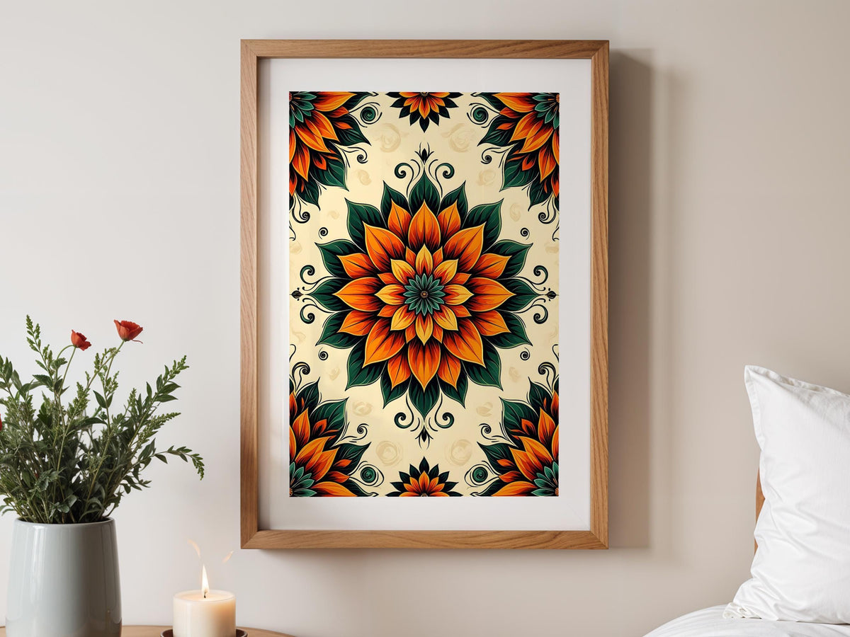 Floral Botanical Mandala
