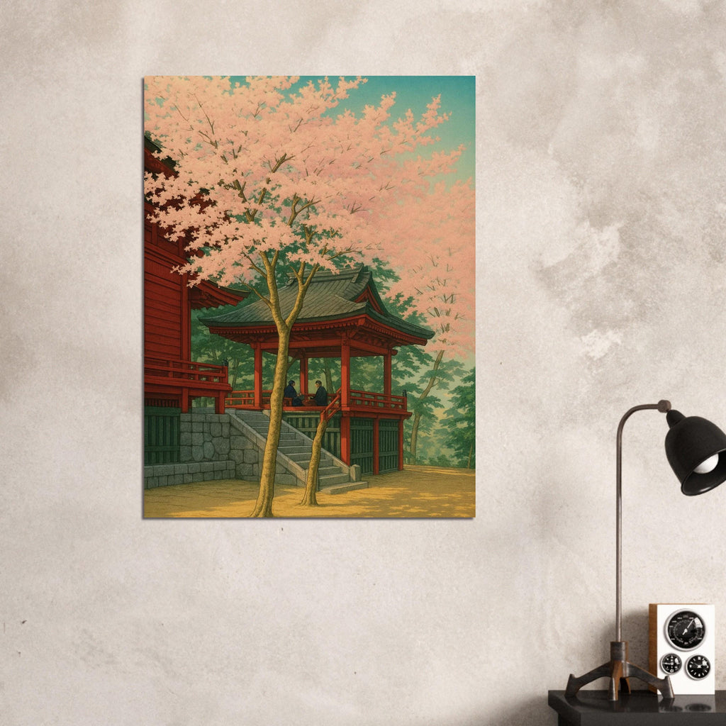 Kyoto Cherry Blossom Temple