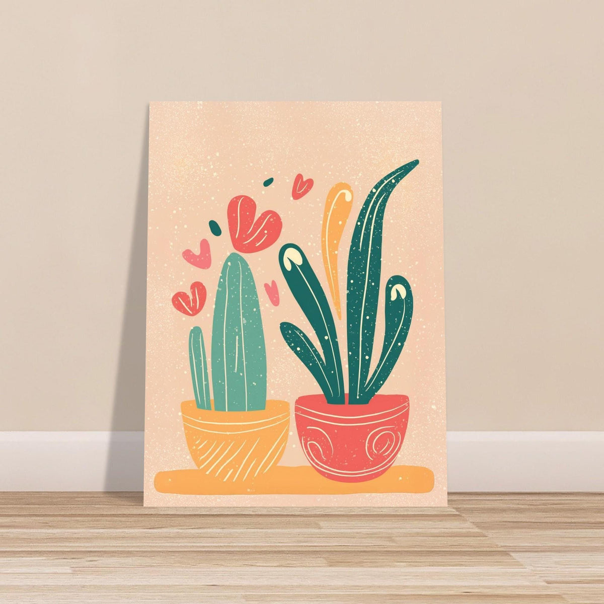 Modern Colorful Cactus