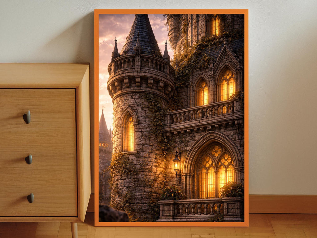 Gothic Stone Castle Tower