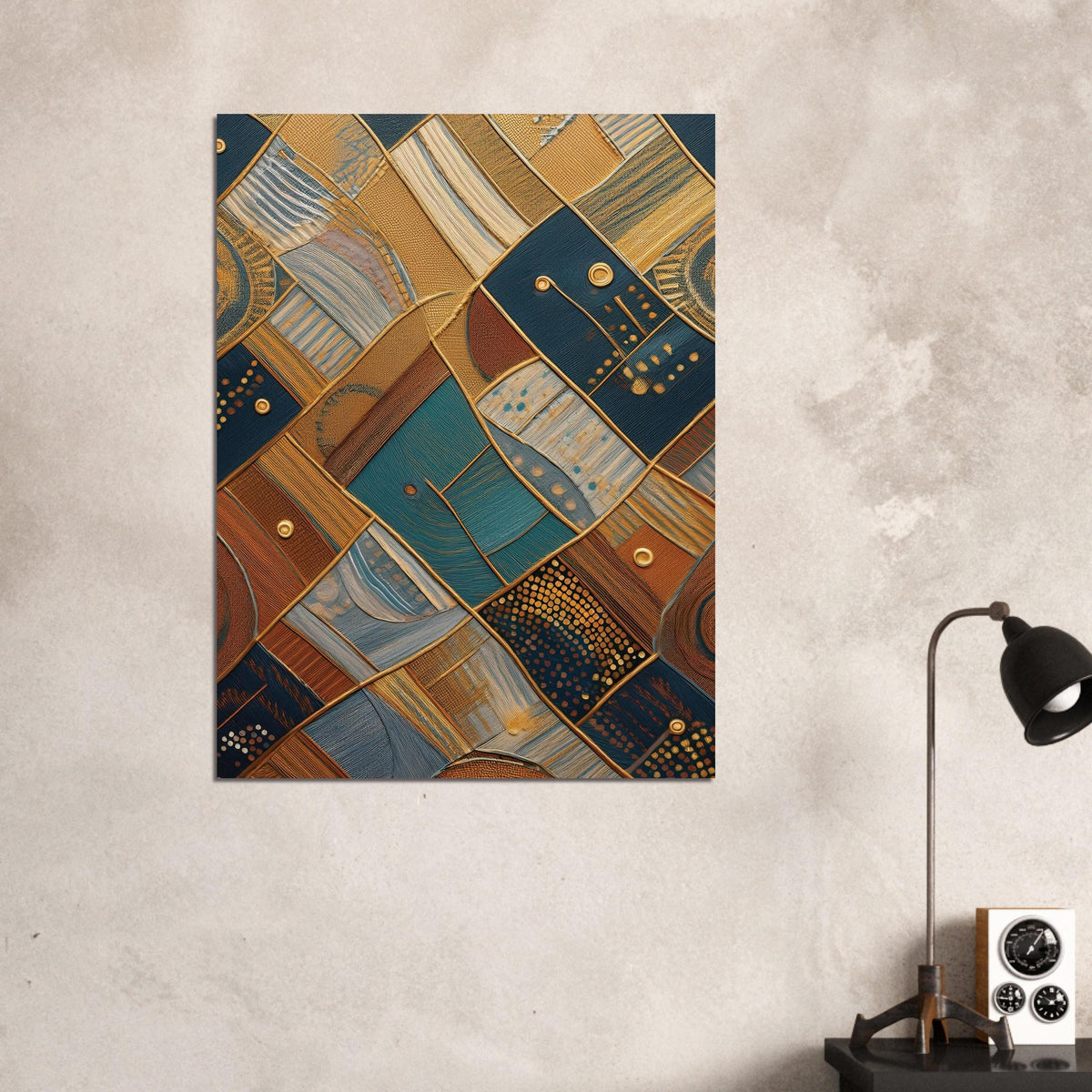 Golden Mosaic Flow