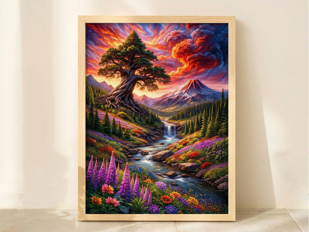 Colorful Mountain River