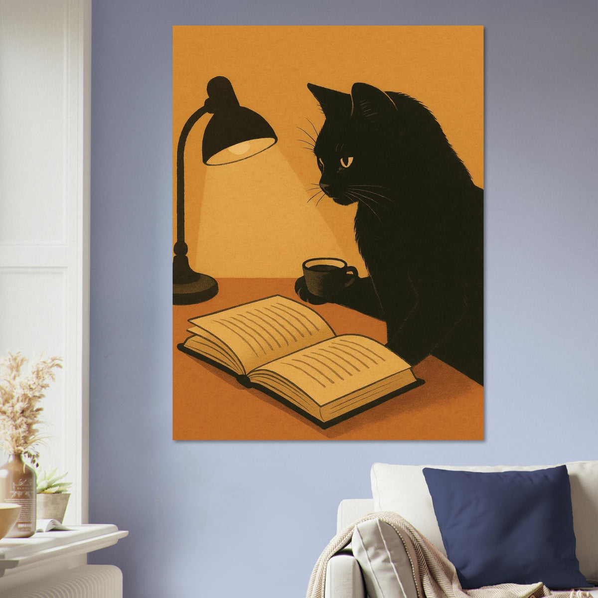 Reading Bookshop Cat