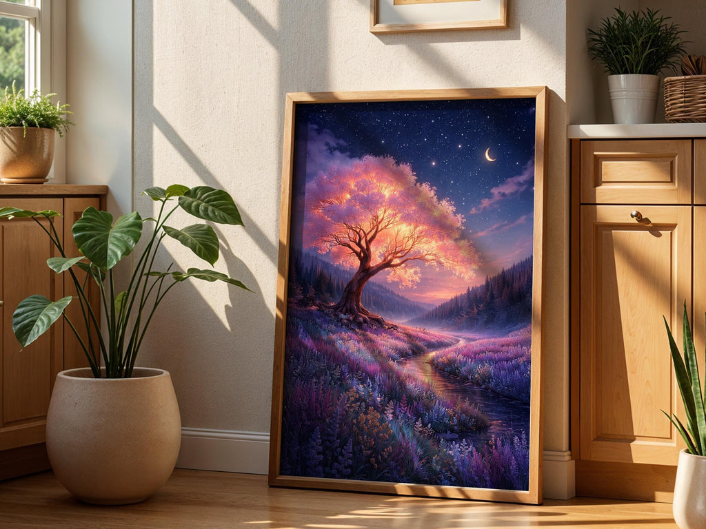 Pink Gold Tree of Life