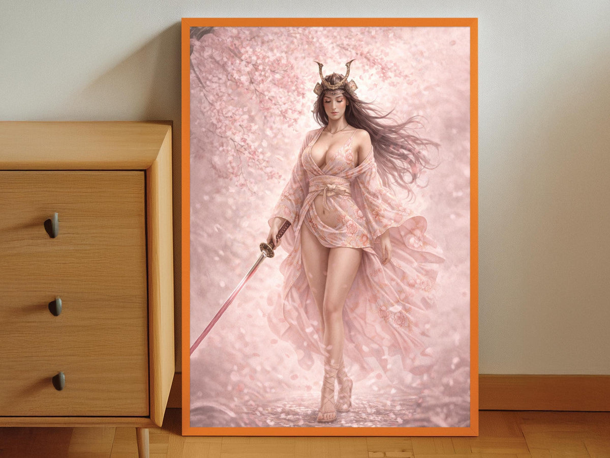 Cherry Blossom Samurai Goddess