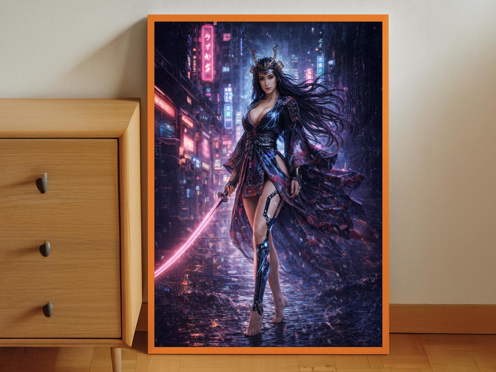 Cyberpunk Samurai Woman