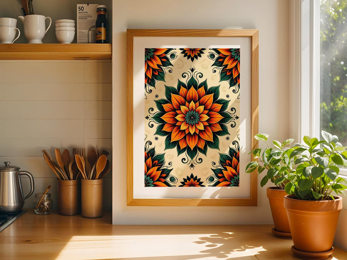 Floral Botanical Mandala
