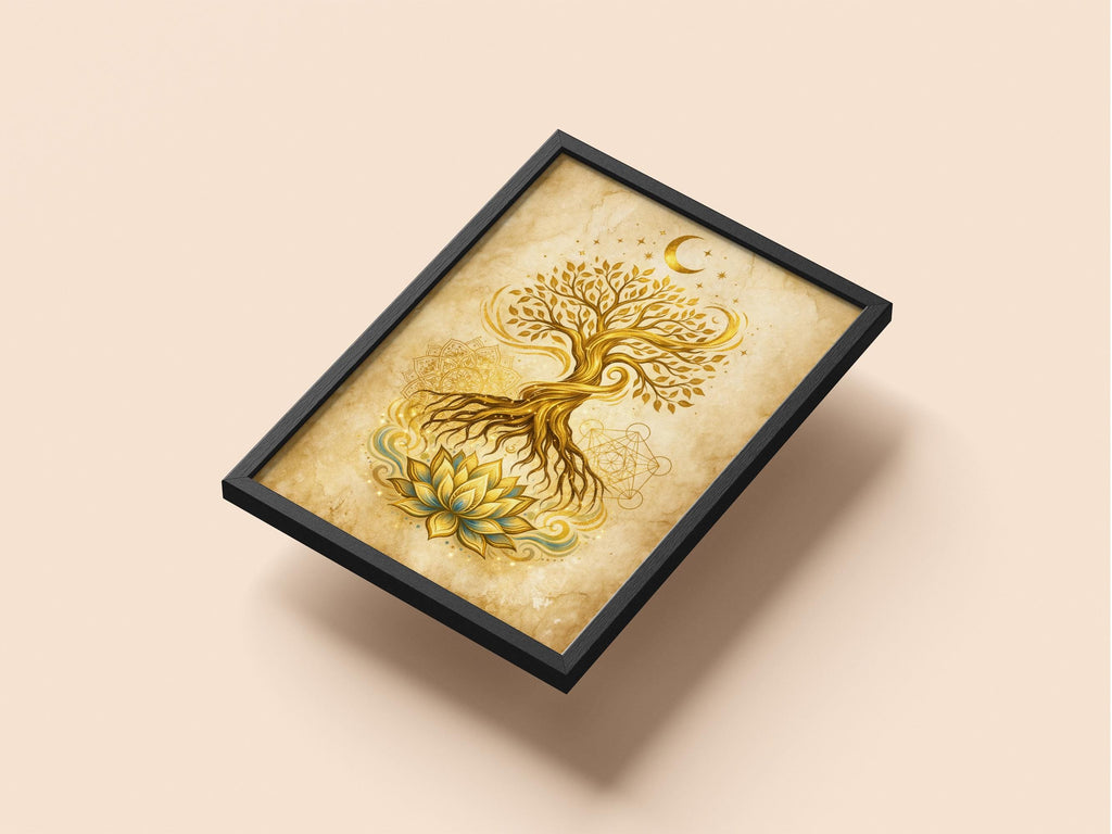 Golden Lotus Tree of Life