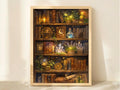 Magical Vintage Bookshelf