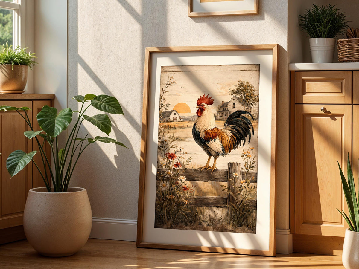 Rustic Farmhouse Rooster